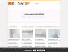 Tablet Screenshot of klimatop.info